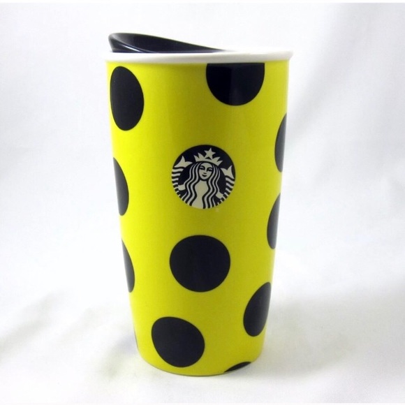 Starbucks Other - Starbucks yellow blk rare mug